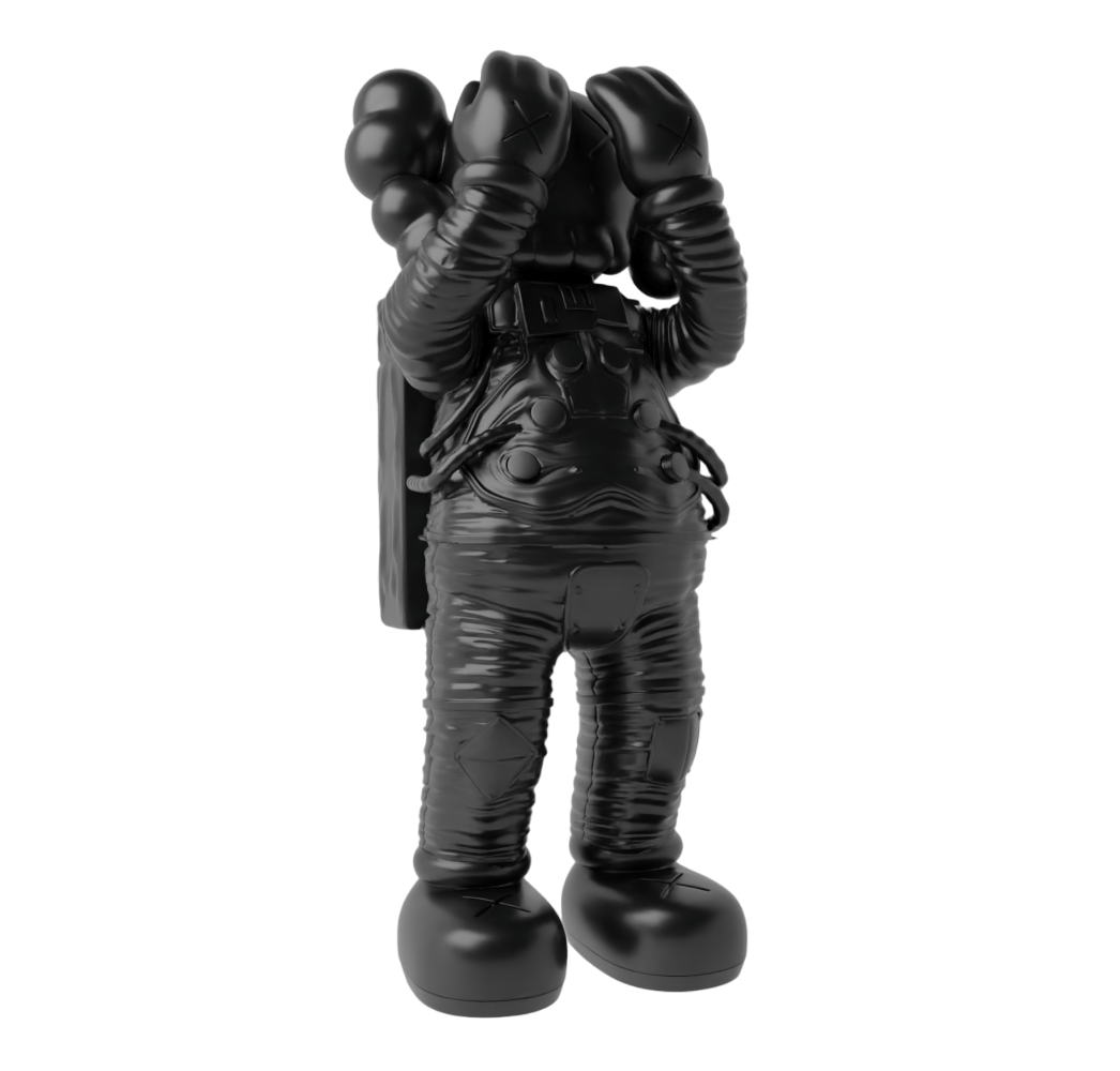 Kaws Holiday Space  Black 黒 Black KAWS Holiday Space Figure — Ze Art Co