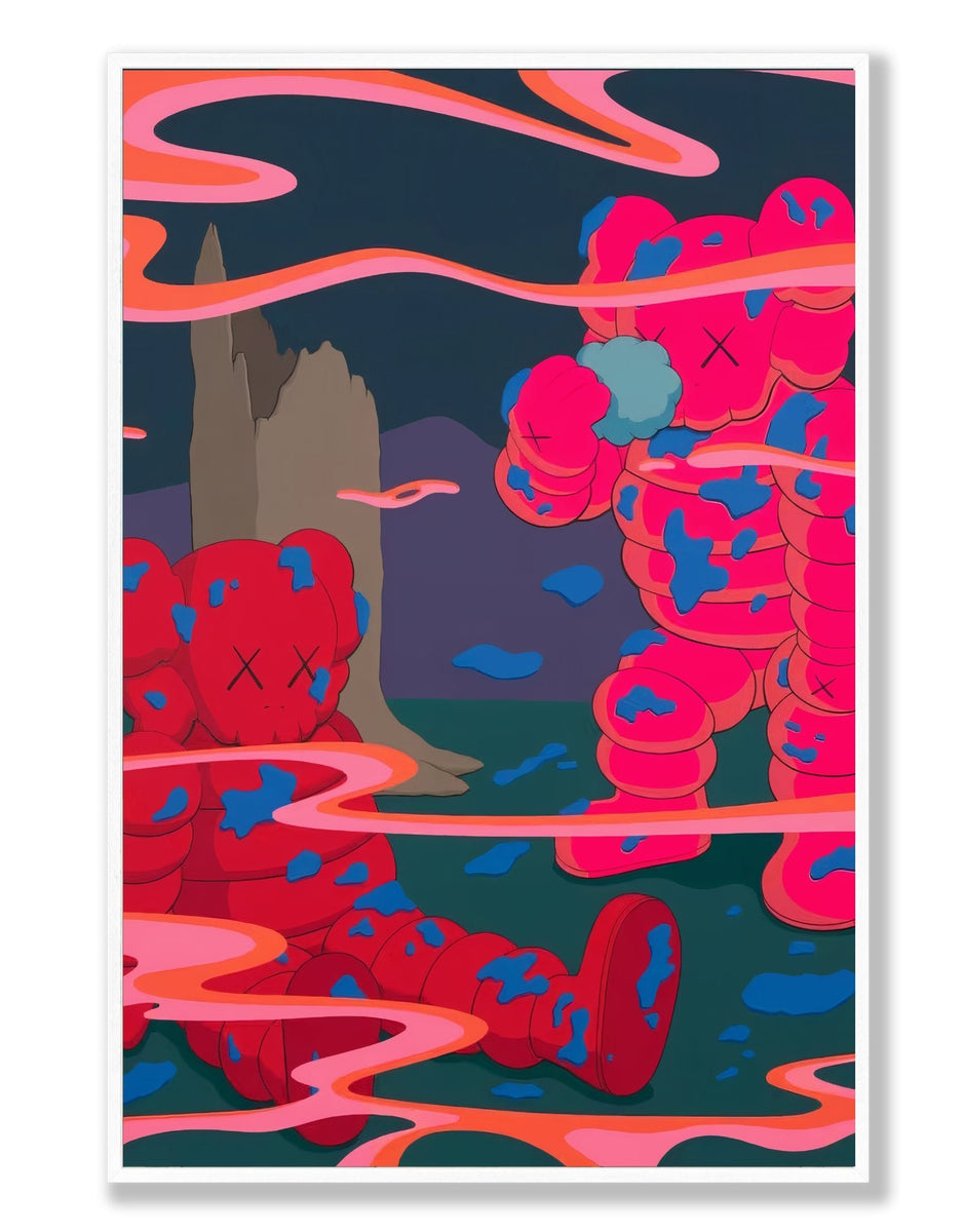 kaws plant pot KAWS Spoke Wall Art