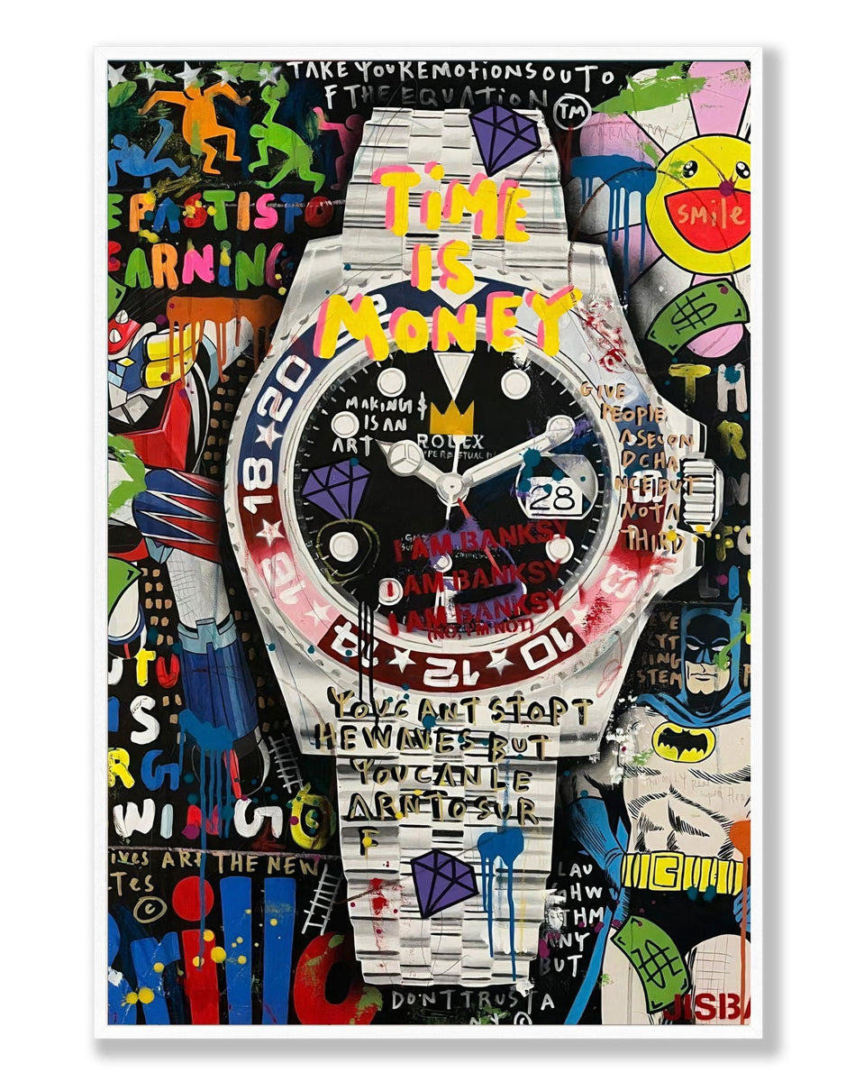 Rolex Pepsi Pop Art Wall Art | Hyped Art