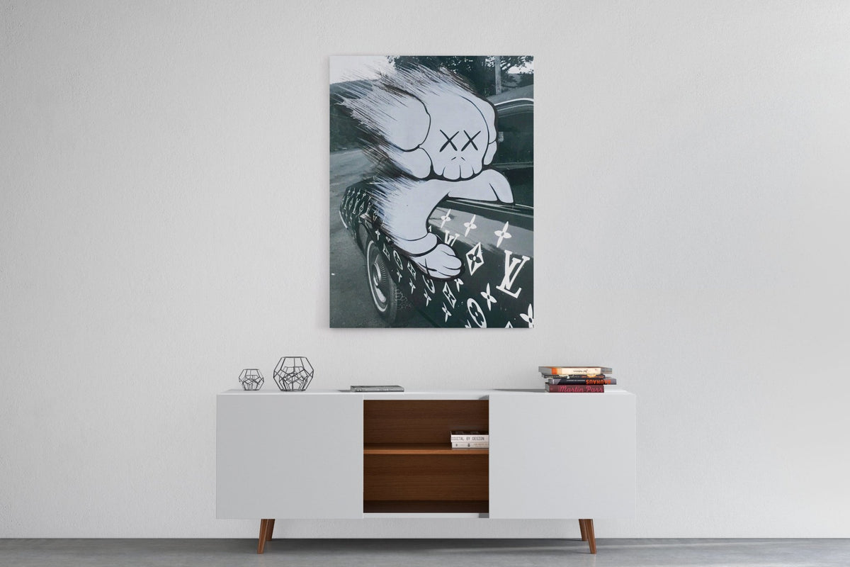 Louis Vuitton - Kaws - Walls Decor Acrylic, Metal or Canvas High