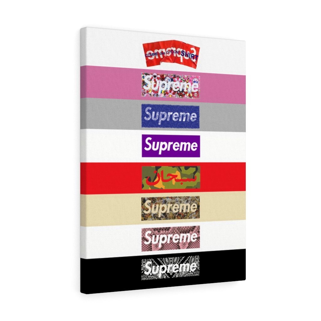 Supreme Box Logo Canvas – Hyped Art