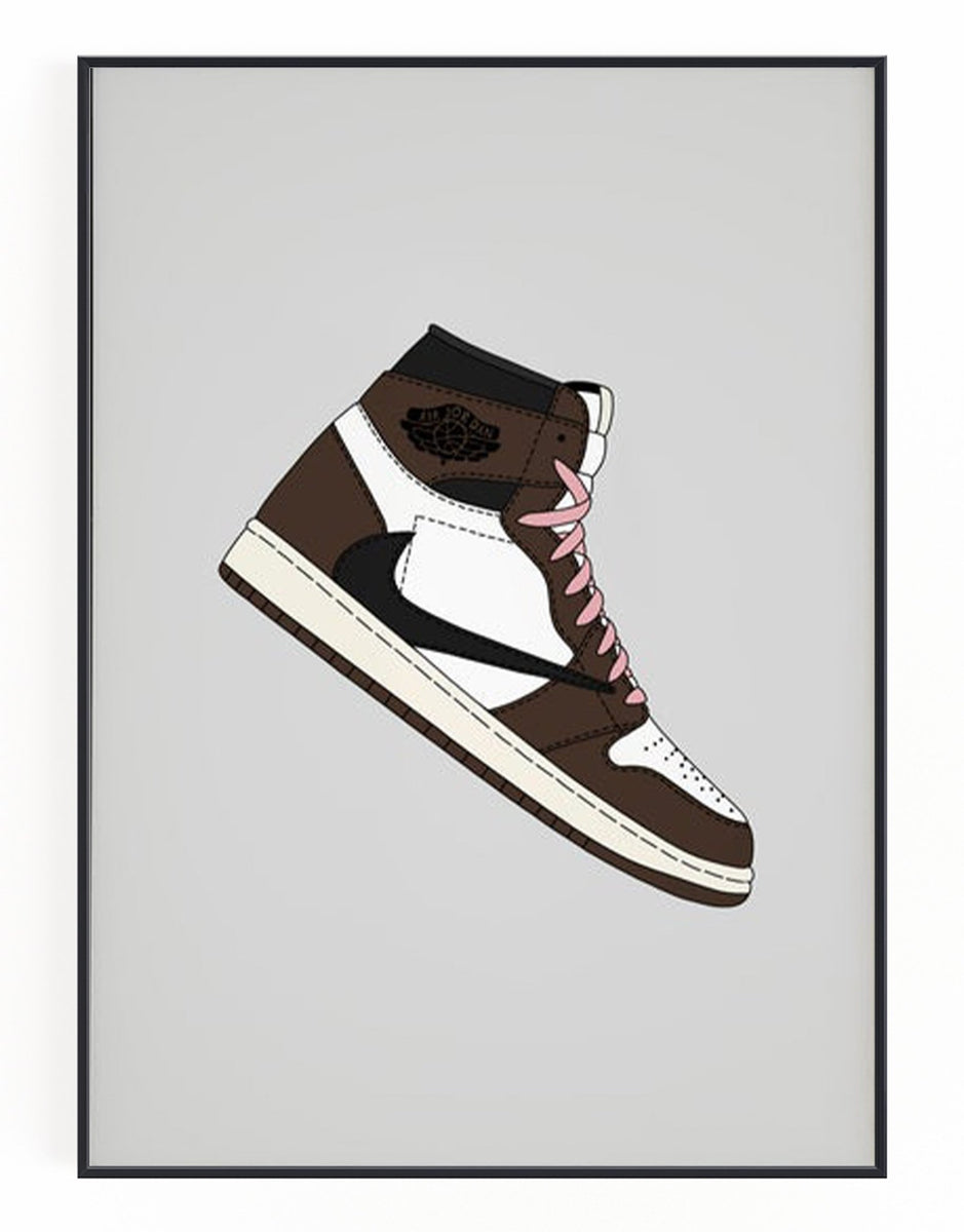 Travis Scott Air Jordan Wall Art – Hyped Art