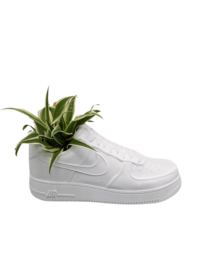 Air Force 1 Planter (Flower Pot) - Matte White (3D Printed) - Hyped Art