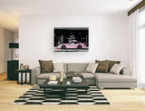 Pink Porsche Wall Art