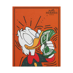 Hermes x Scrooge Canvas - Hyped Art