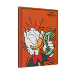 Hermes x Scrooge Canvas - Hyped Art