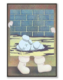 KAWS "Framed" Wall Art - Hyped Art