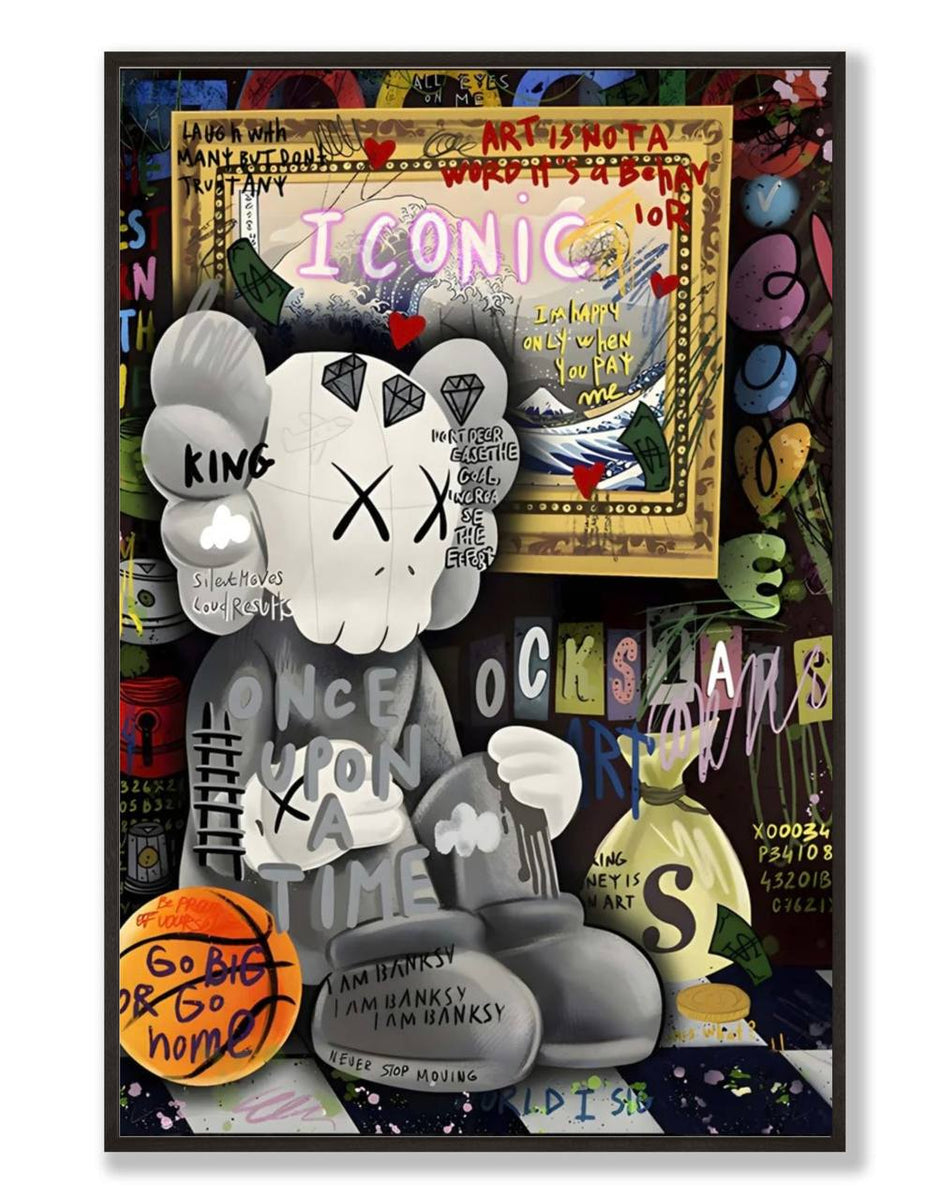 KAWS Iconic Wall Art – Hyped Art