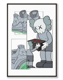 KAWS 4 Wall Art