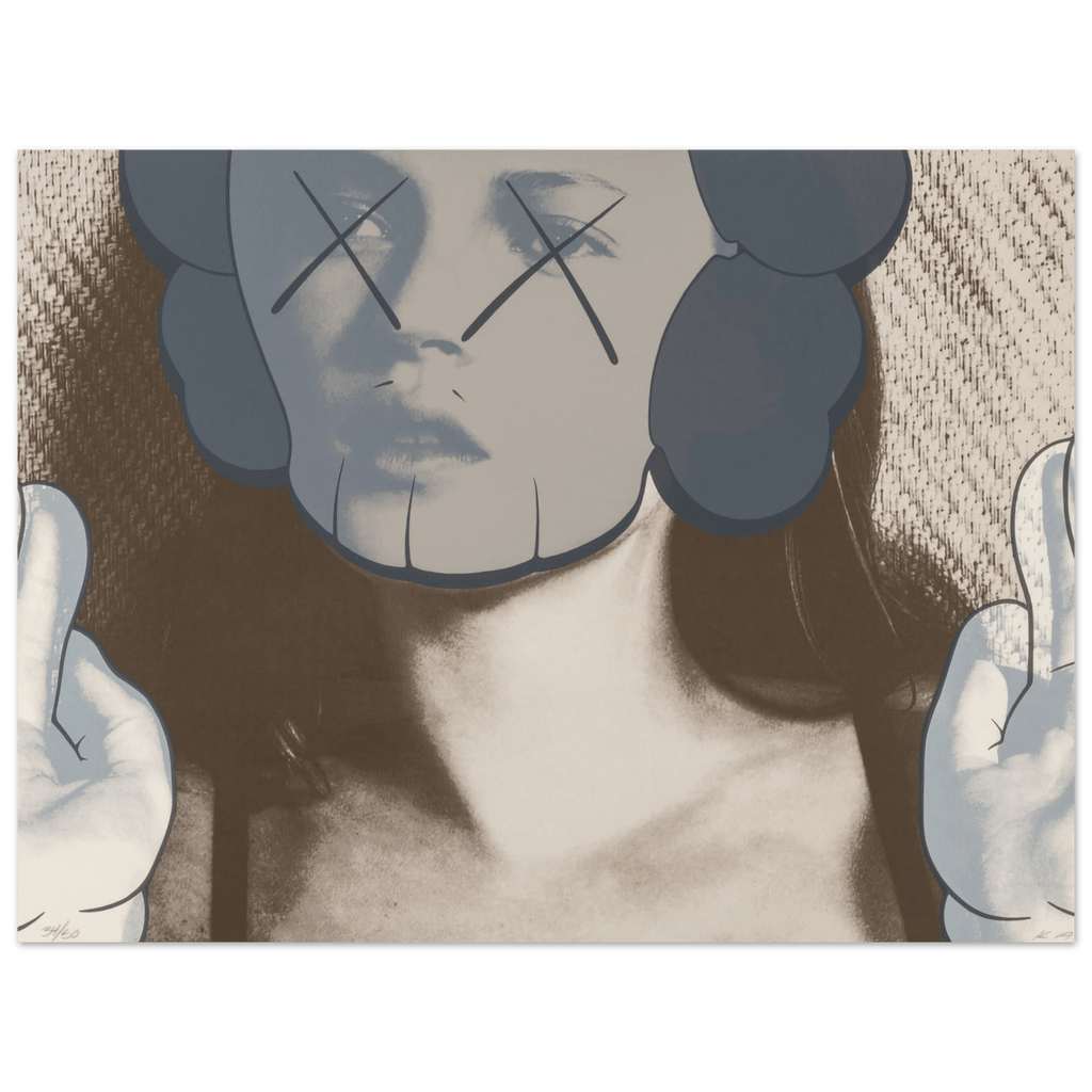 KAWS x Kate Moss Wall Art – Hyped Art
