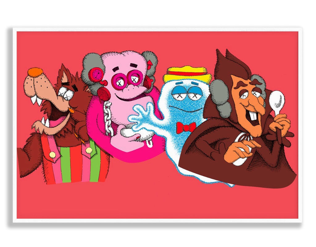 kaws monsters KAWS x Monsters Wall Art
