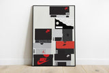 Sneaker Boxes Wall Art 1
