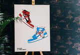 Retro Sneaker Culture Wall Art II