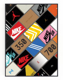 Sneaker Box Collection Wall Art