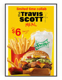 Fast Food Culture Street Art Poster