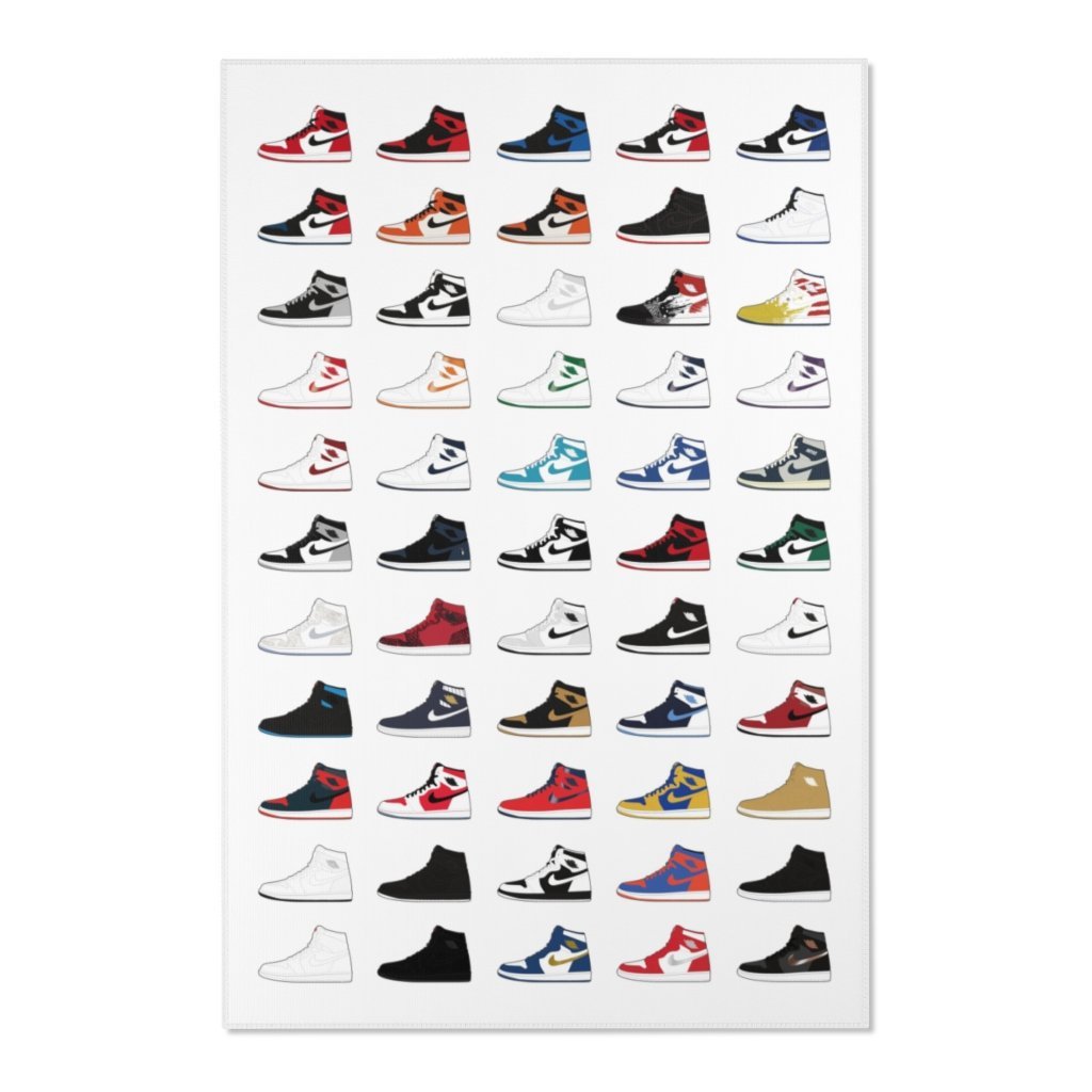 Air Jordan 1 Area Rug – Hyped Art