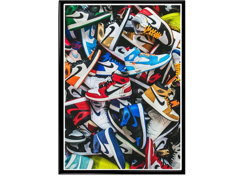 Air Jordan 1 Collection Wall Art - Hyped Art