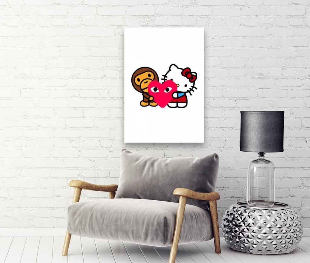 Baby Milo x Hello Kitty Wall Art – Hyped Art