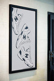 Chanel Shoes Wall Art - Hyped Art