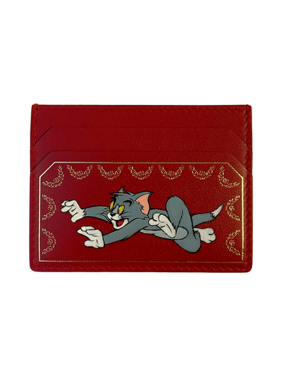 Hand Painted Cartier Card Holder (Tom & Jerry) - Hyped Art