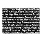 Illegal Business Controls America Area Rug - Hyped Art