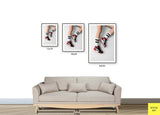 Jordan x KAWS Wall Art - Hyped Art