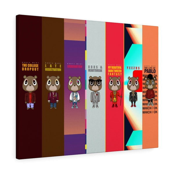 Kanye West Albums Canvas | Hyped Art