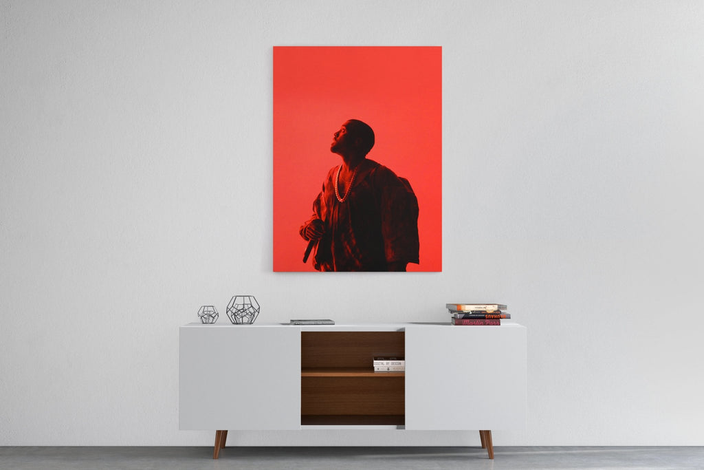 KAWS Red Bones Canvas – Hyped Art