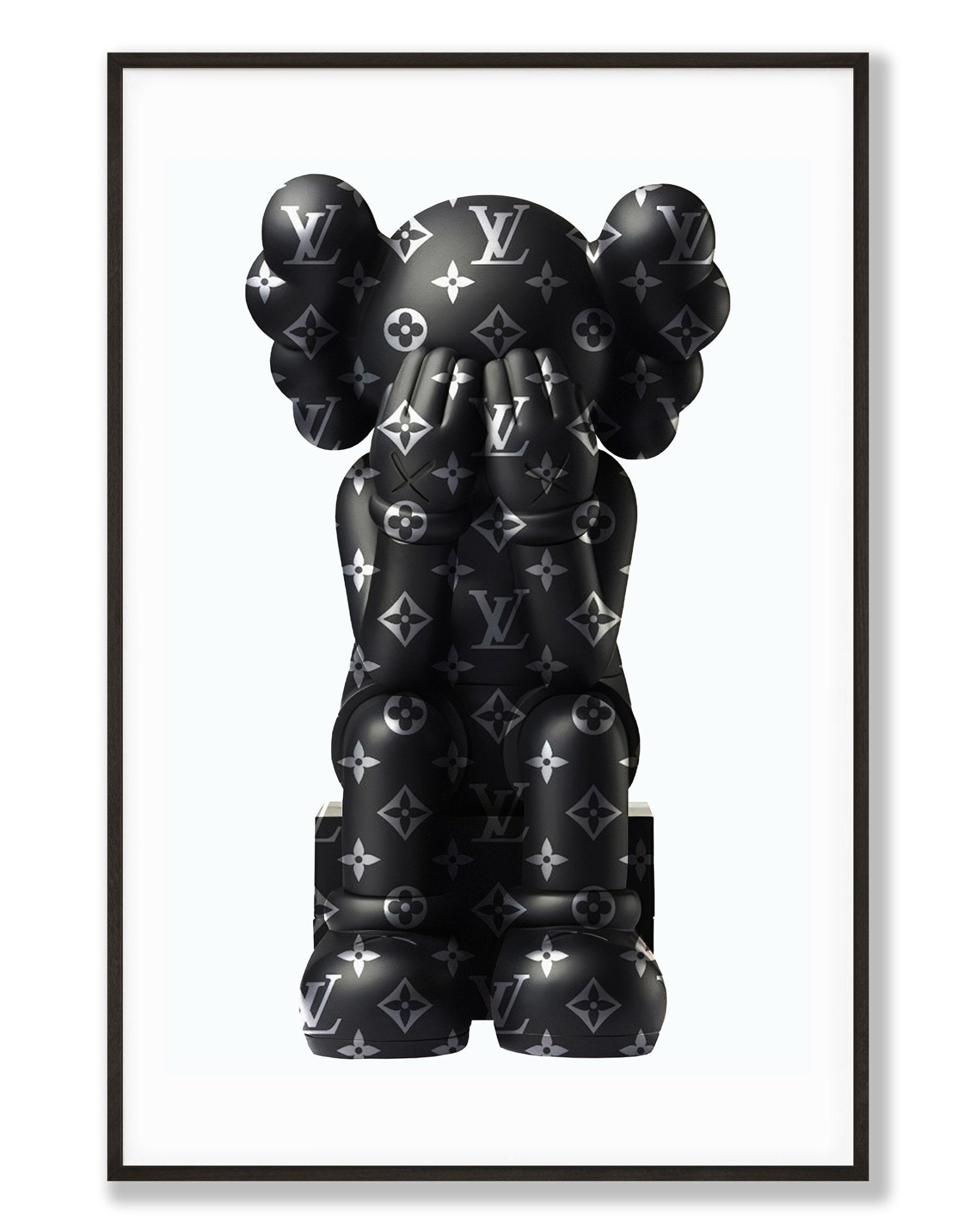 KAWS Black x LV Wall Art – Hyped Art