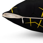 KAWS Black & Yellow Pillow - Hyped Art