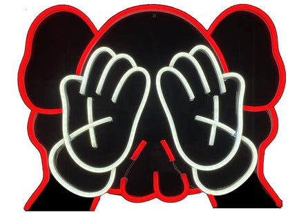 KAWS Neon Sign - Hyped Art