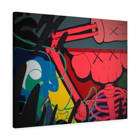 KAWS Red Bones Canvas - Hyped Art