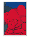 KAWS Red Hand Wall Art - Hyped Art
