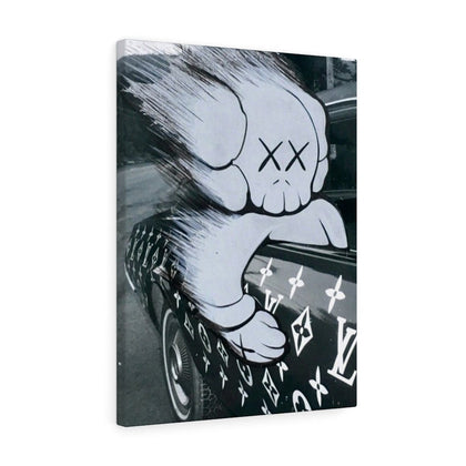 KAWS x LV Car Canvas - Hyped Art