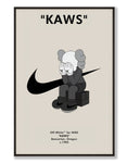 KAWS x Nike Wall Art - Hyped Art