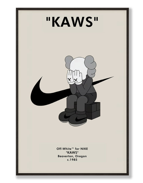 KAWS x Nike Wall Art