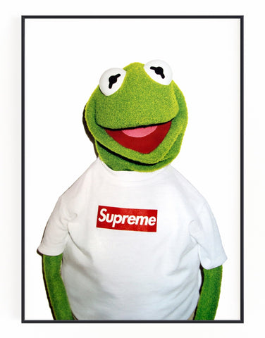 Kermit the Frog Supreme Wall Art - Hyped Art
