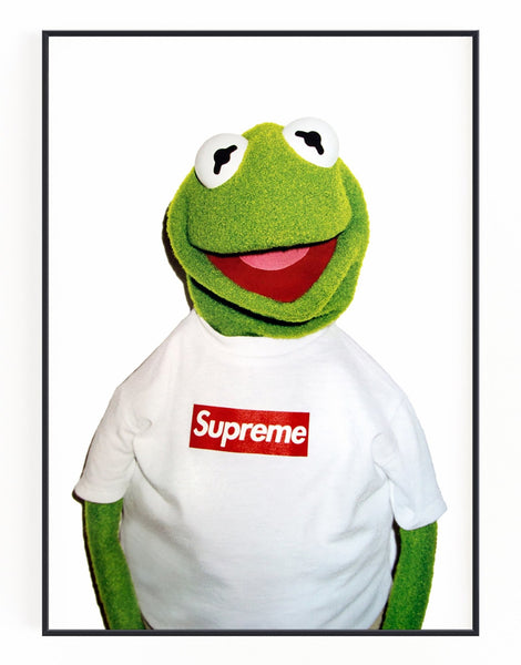 Kermit the Frog Supreme Wall Art – Hyped Art