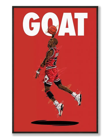 MJ "Goat" Wall Art - Hyped Art